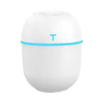 Walmart 200ml Mini Humidifier, 200ml Desk Humidifier for Bedroom, Portable Essential Oil Humidifiers , White offer