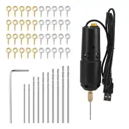 Walmart CACAGOO Drill Set Resin Electric Mini Drill for Jewelry Craft DIY offer