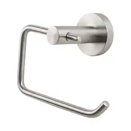 Walmart Lexora Home Bagno Nera Stainless Steel Toilet Paper Holder in Satin Nickel offer