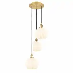 Walmart Innovations Lighting 113B-3P-31-15 White Venetian Pendant White Venetian 3 Light 15 Wide offer