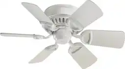 Walmart Quorum International Q51306 Indoor Ceiling Fan From The Medallion 30 Collection - White offer