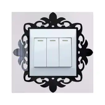 Walmart Giyblacko StickersSwitch Sticker Home Decor Wall Sticker Mirror For Shop Home Wall Decoration offer