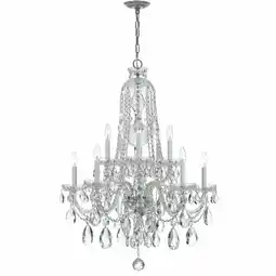 Walmart Crystorama Lighting - Ten Light Chandelier - Chandelier - Crystal - Five Light offer