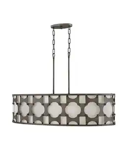 Walmart Hinkley Lighting - Six Light Chandelier - Carter - 6 Light Linear Chandelier in offer