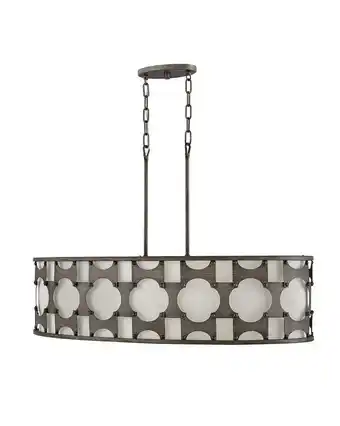 Walmart Hinkley Lighting - Six Light Chandelier - Carter - 6 Light Linear Chandelier in offer