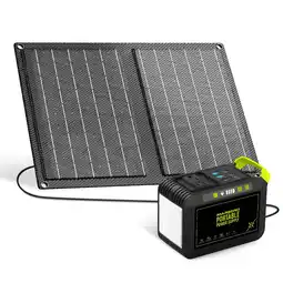 Walmart MARBERO 80W Continuous / 120W Peak Portable Solar Generator with Solar Panel Included offer