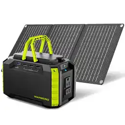 Walmart MARBERO 100W Portable Solar Generator with 30W Solar Panel offer