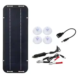 Walmart 12V Solar Panel Kit IP65 Waterproof Trickle Battery Charger Powered for Car RV offer