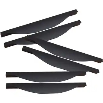 Walmart 6 Pcs Hardware Finger Drawer Pulls Closet Handle 17.7X1.4X0.64CM Black offer