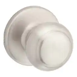 Walmart Kwikset Cove Hall/Closet Knob in Satin Nickel offer