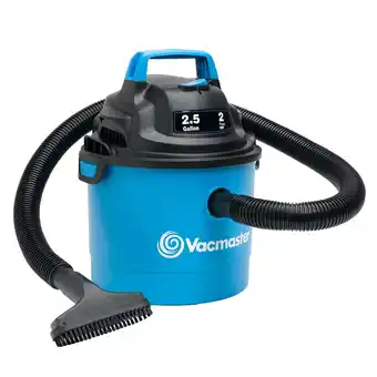 Walmart Vacmaster 2.5 Gal 2 HP Portable Wall Mount 2 in 1 Wet/Dry Vacuum offer