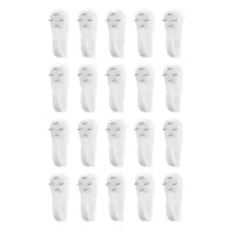 Walmart Unique Bargains 30lbs Non-Trace Hanger 50x21mm Non-mark Photo Frame Hooks 20Pack offer