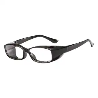 Walmart Lightweight Safety Glasses Anti Fog Light Anti-Pollen Eyeglasses Clear Black offer