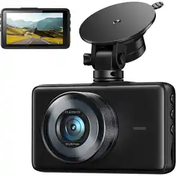 Walmart Cocobear Dash Cam 1440P, Night Vision, 3 Screen, 170° Wide Angle, G-Sensor & Loop Recording offer