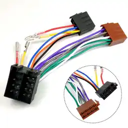 Walmart Car Accessories 16 Pin Car Stereo Radio Harness for Iso To for Iso Radio Socket Auto Adapter Wiring offer