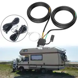 Walmart Car Accessories 26Ft 4Pin 5 Wire Trailer Wiring Harness Trailer Light Kit Connector for Rv Boat offer