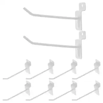 Walmart Himition 10pcs Pegboard Hook 10cm Replacement Utility Hook Supermarket Display Hook Goods Shelf Hook offer