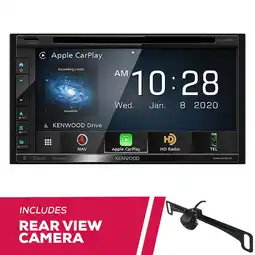 Walmart New Kenwood DNX697S 6.8 Navigation DVD Receiver with Universal Rear View Camera offer