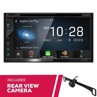 Walmart New Kenwood DNX697S 6.8 Navigation DVD Receiver with Universal Rear View Camera offer