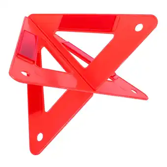 Walmart Emergency Triangle Reflective Roadside Triangles Safety Pvc Car Trunk Accessories Signs Warning Red offer