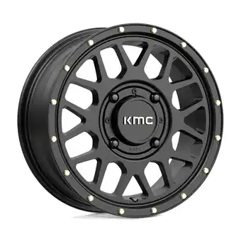 Walmart Kmc Ks135 Grenade 15X6 4X156 38Et 132Cb Satin Black Wheel offer