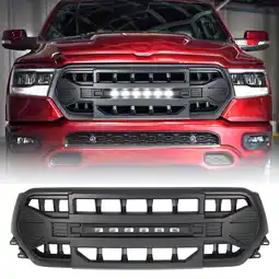 Walmart AMERICAN MODIFIED Armor Grille for 2019 to 2024 Dodge Ram 1500 offer