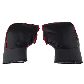 Walmart Motorcycle Warm Winter Riding Windproof Waterproof Handlebar Muffs Gloves offer