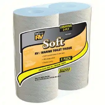 Walmart Fultyme RV Q6010 2-Ply Rv & Marine Toilet Tissue 4-Pack offer