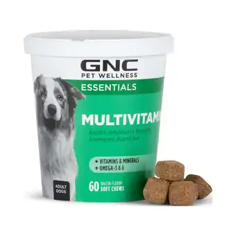 Walmart GNC Pet Wellness Essentials Dog Multivitamin Supplement for Healthy Immune System, Soft Chews offer