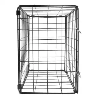 Walmart 1Pc Household Cat Cage Practical Iron Car Cat Cage Practical Foldable Pet Cage offer