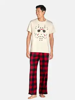 Walmart Friday the 13th Men's Short Sleeve Tee and Sleep Pants Pajama Set, 2-Piece, Sizes S-XL offer