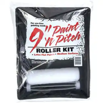 Walmart 9 Wooster R965 Paint N Pitch Roller Tray Kit, 3 Piece offer