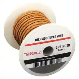 Walmart Tempco Thermocouple Wire,K,20AWG,Brn,100ft TCWR-1012 offer