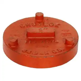 Walmart Gruvlok End Cap, Ductile Iron, 4 in, Grooved 0390132041 offer