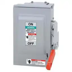 Walmart Siemens Solar Disconnect Switch,30 Amps HNF361PV offer