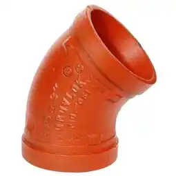 Walmart Manufacturer Varies 45 Elbow, Ductile Iron, 6 in, Grooved 0390014942 offer