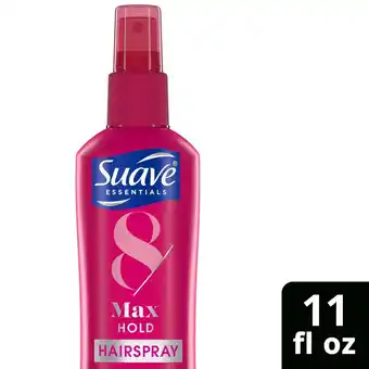 Walmart 2X - Suave Max Hold Non Aerosol Hairspray - 11 fl oz offer