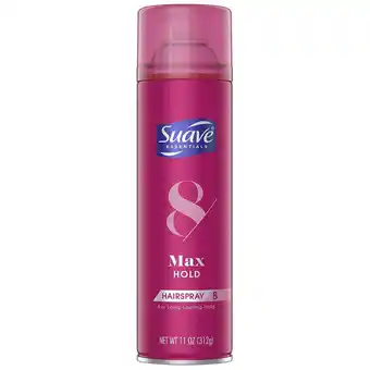 Walmart Suave Hairspray Max Hold Max Hold 11.0 oz offer