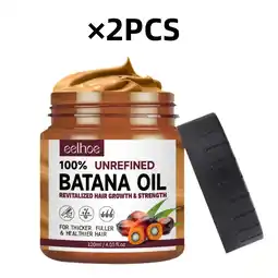 Walmart 2Pcs Batana Oil - Natural Hair Oil and Conditioner for Damaged Hair - Sourced from Honduras offer