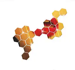 Walmart DBYLXMN Cool Decals for Teen Girl Room 12Pcs 3D Hexagon Removable Wall Sticker Decal Home Art DIY offer