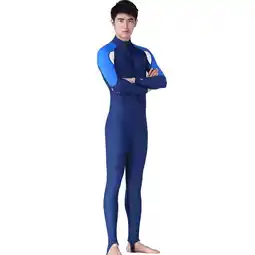 Walmart Kayannuo Deals Men Snorkeling Surfing Scuba Diving One-piece Full Body Wetsuit Swim Suit offer