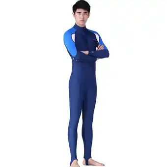 Walmart Kayannuo Deals Men Snorkeling Surfing Scuba Diving One-piece Full Body Wetsuit Swim Suit offer