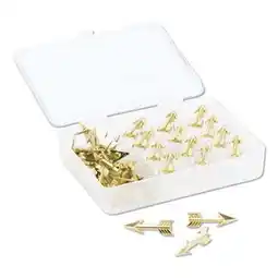 Walmart Fashion Push Pins, Steel, Gold, 3/8, 36/Pack offer