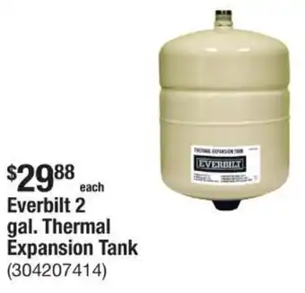 The Home Depot Everbilt 2 gal. Thermal Expansion Tank offer