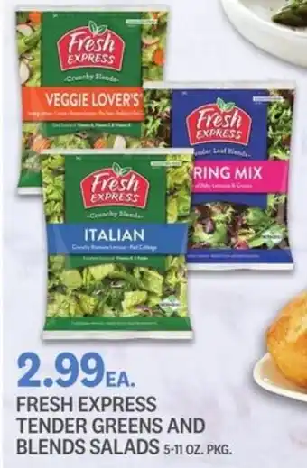 Kings Food Markets Fresh express tender greens and blends salads offer