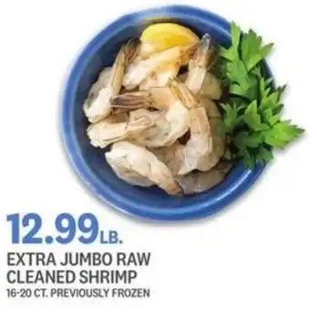 Kings Food Markets Extra jumbo raw cleaned shrimp offer