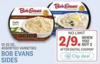 Kings Food Markets Bob evans sides offer