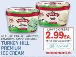 Kings Food Markets Turkey hill premium ice cream offer