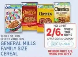 Kings Food Markets General mills family size cereal offer