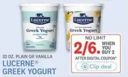 Kings Food Markets Lucerne Greek Yogurt offer